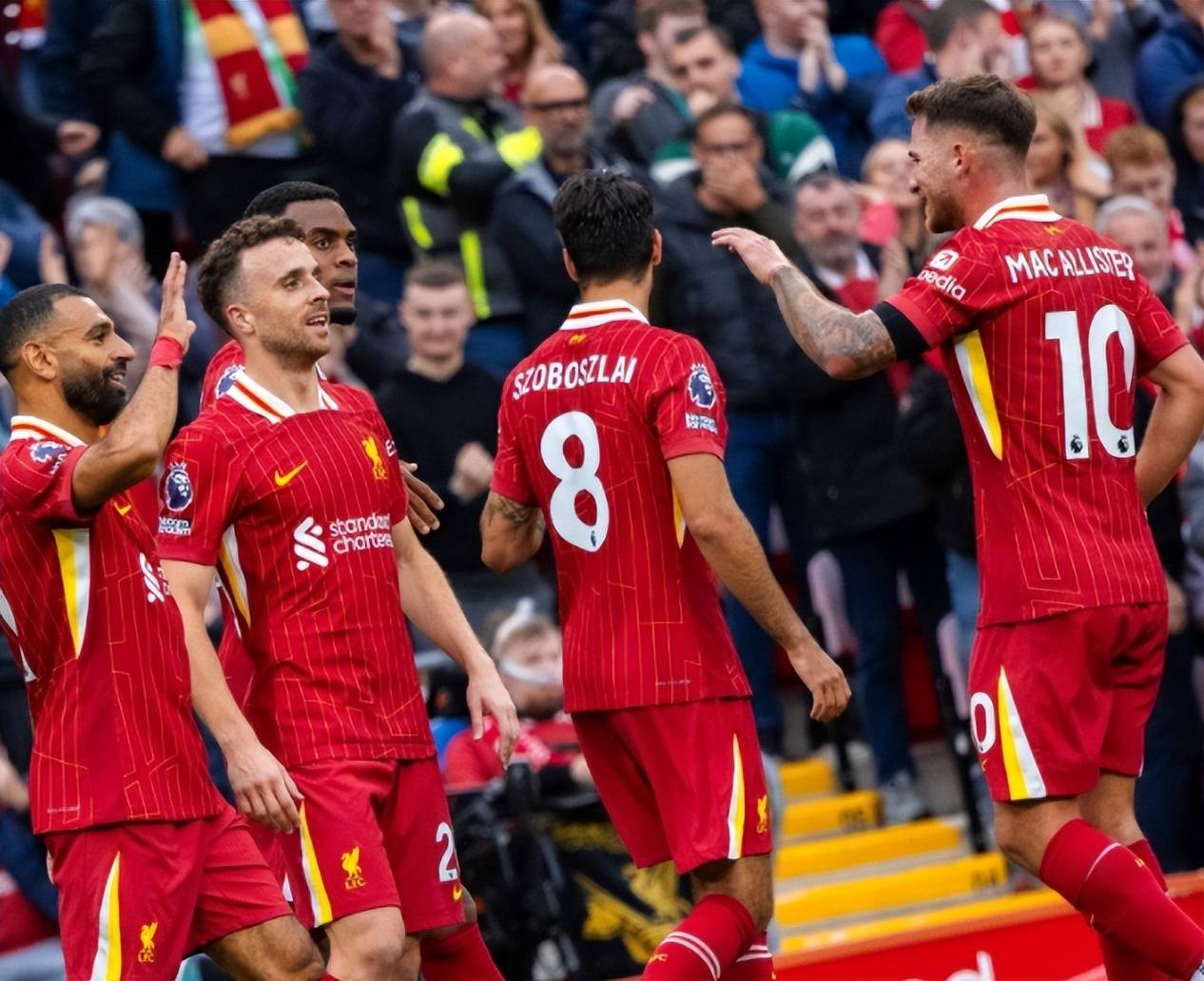 利物浦英超战胜布伦特福德萨拉赫点射命中(利物浦英超主场不败纪录) 利物浦英超战胜布伦特福德萨拉赫点射命中(利物浦英超主场不败纪录)